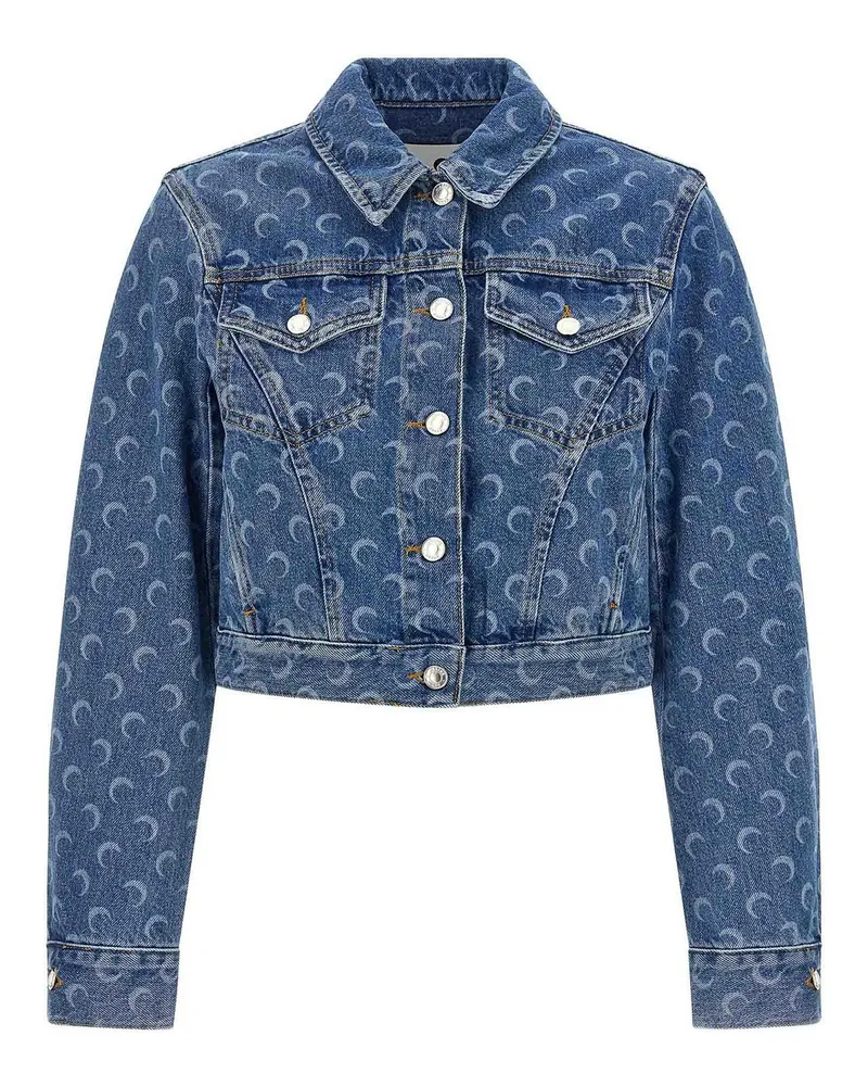 Marine Serre Hemd - Hellblau Hellblau