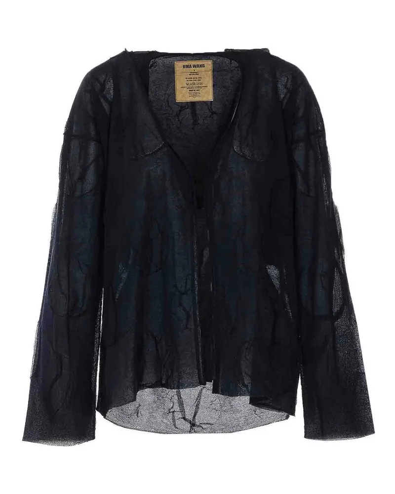 Uma Wang Cardigan - Schwarz Schwarz