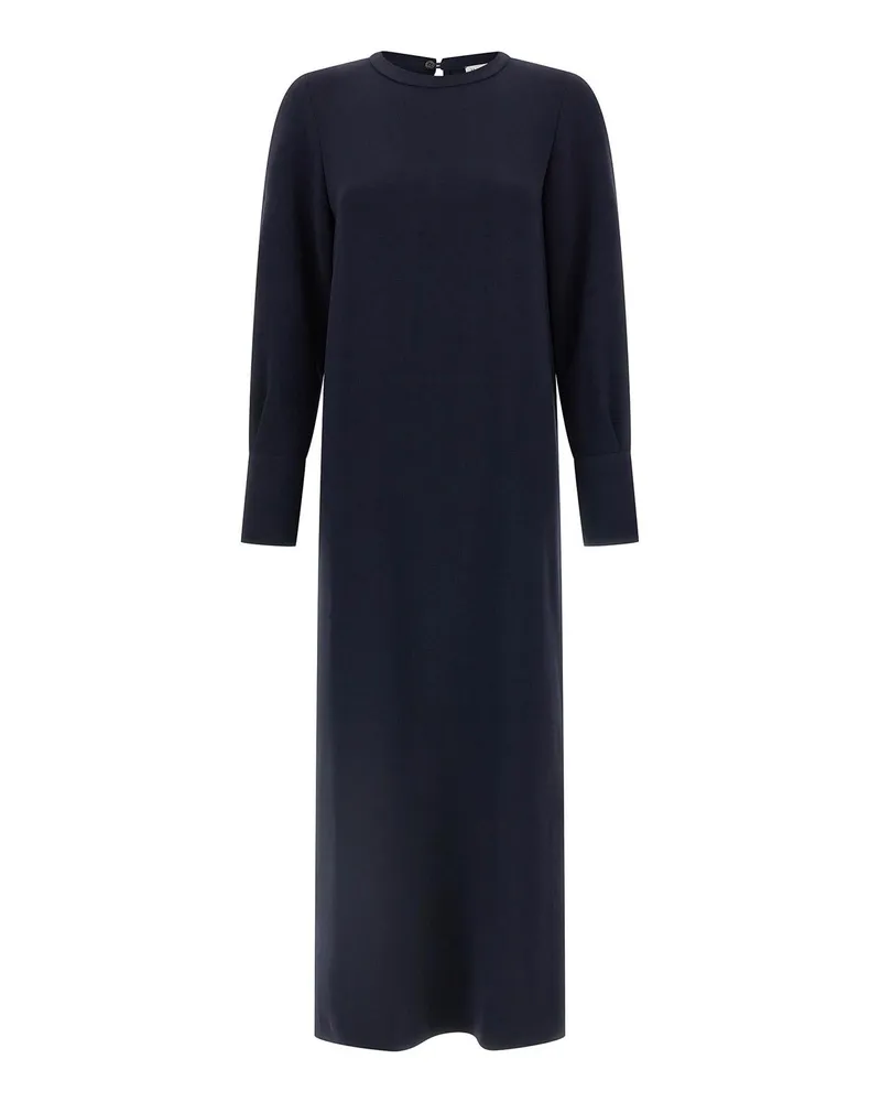 Alberto Biani Knielanges Kleid - Blau Blau