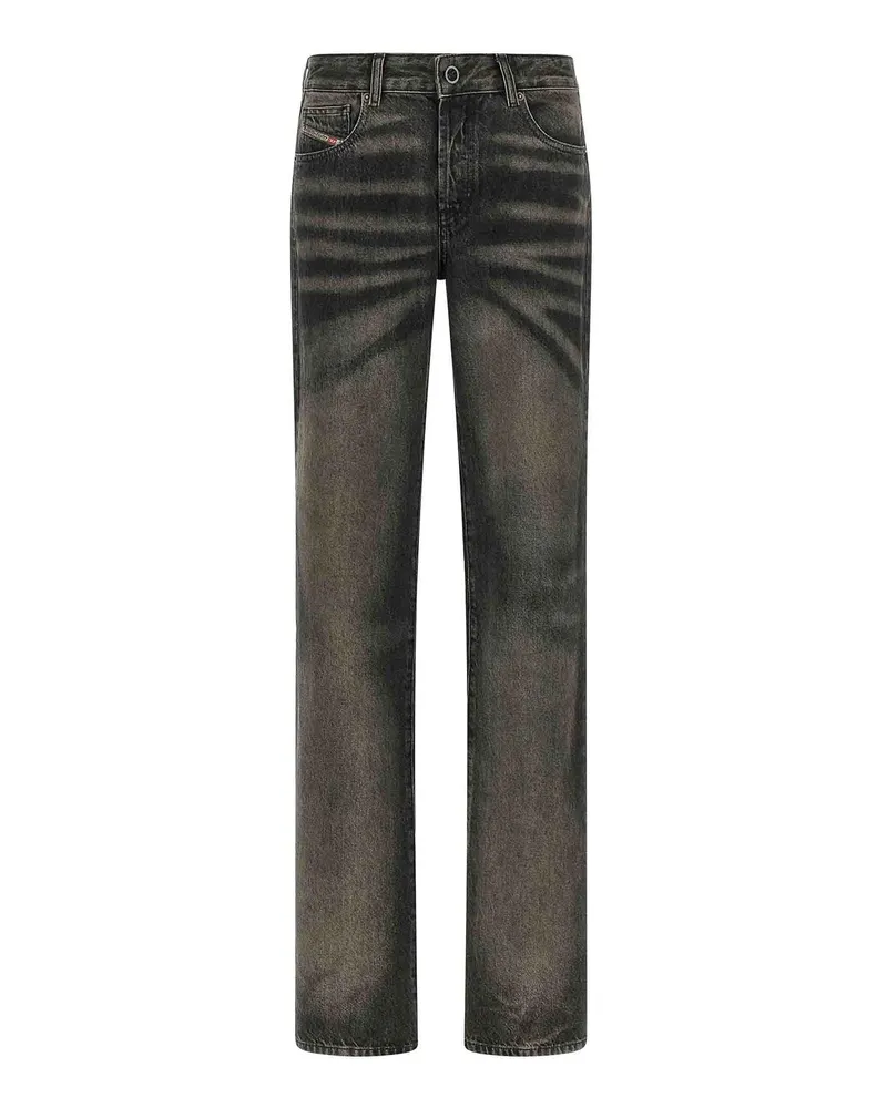 Diesel Straight Leg Jeans - Schwarz Schwarz