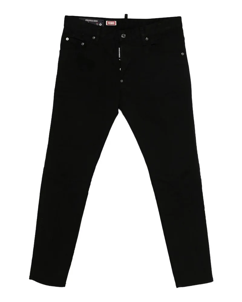 Dsquared2 Straight Leg Jeans - Schwarz Schwarz