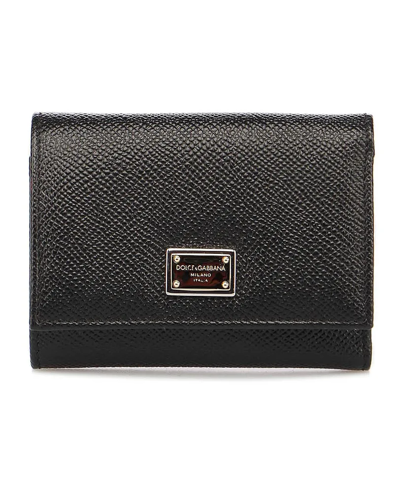 Dolce & Gabbana Portemonnaie - Schwarz Schwarz