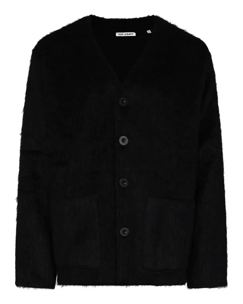 Our Legacy Cardigan - Schwarz Schwarz