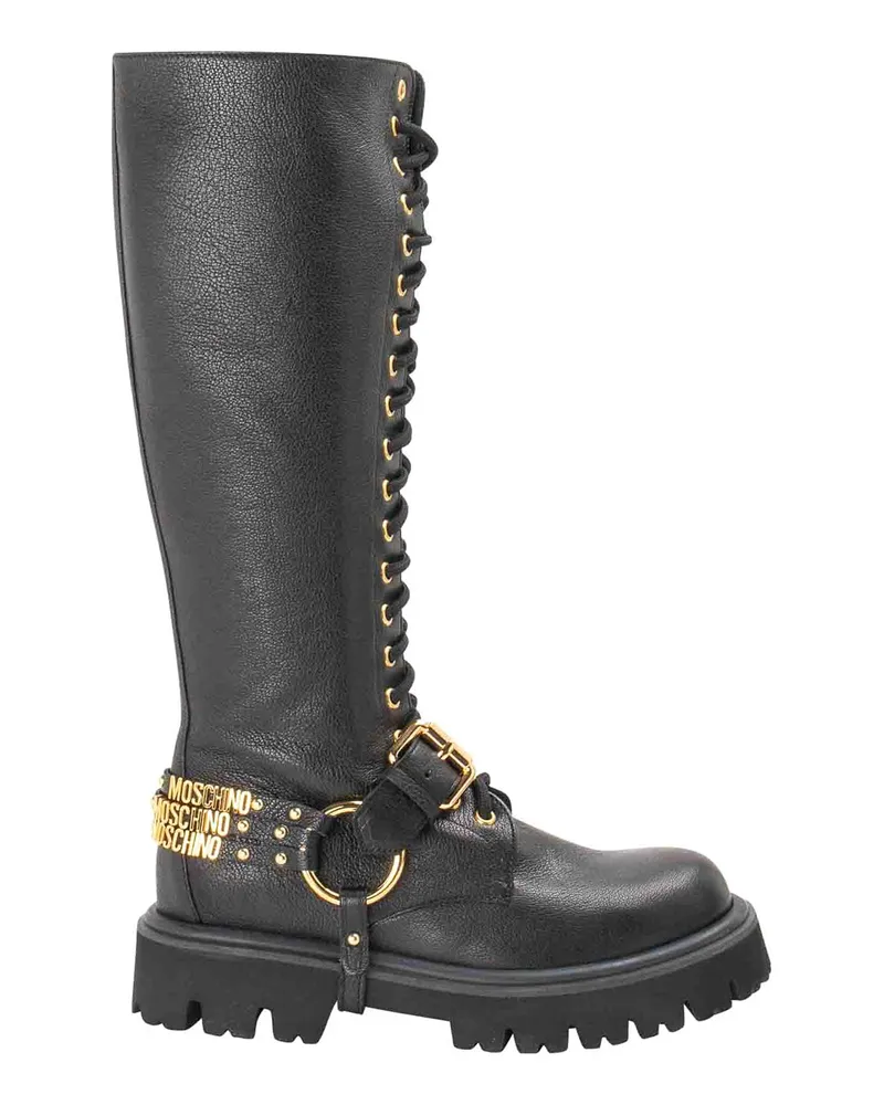 Moschino Stiefeletten - Schwarz Schwarz