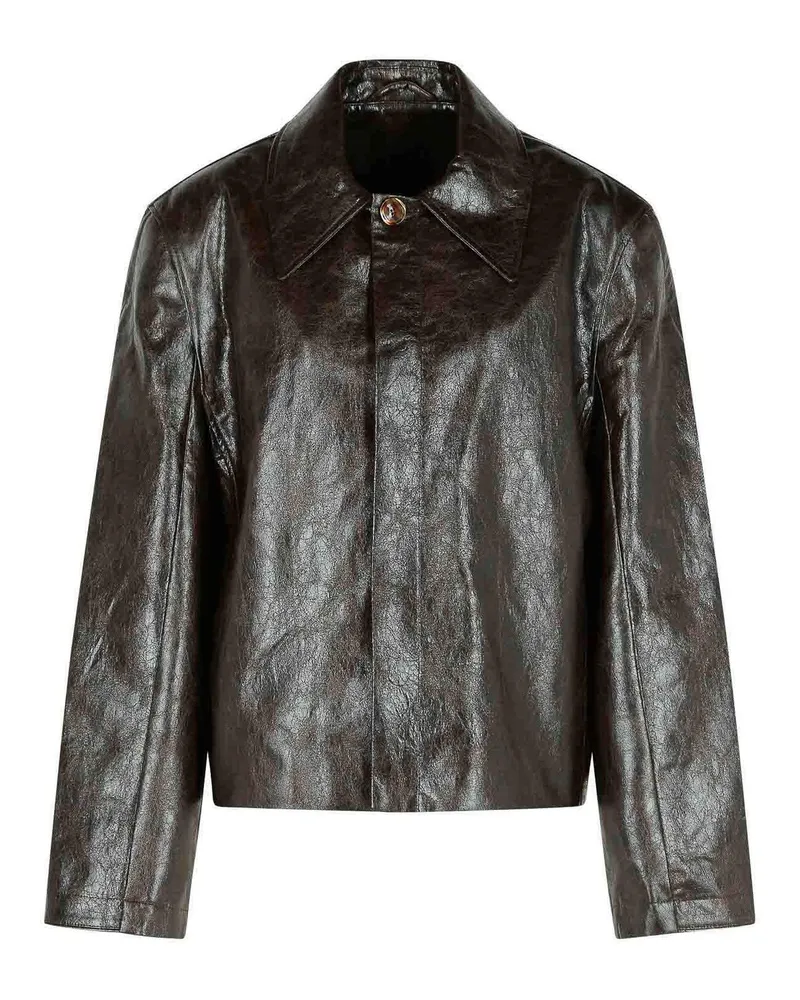 Séfr Lederjacke - Braun Braun