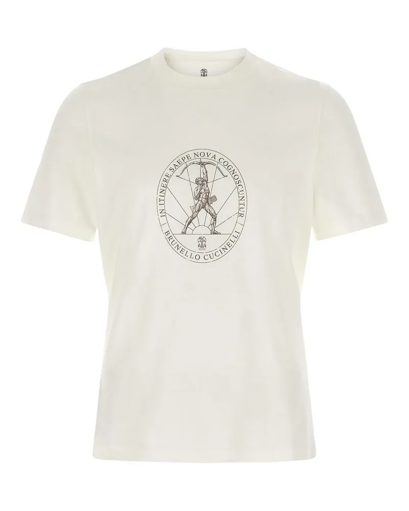 Brunello Cucinelli T-Shirt - Weiß Weiß