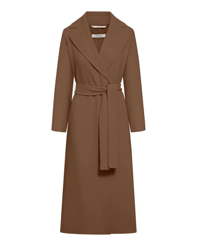 Max Mara Langer Mantel - Braun Braun