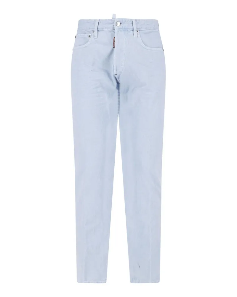 Dsquared2 Straight Leg Jeans - Blau Blau