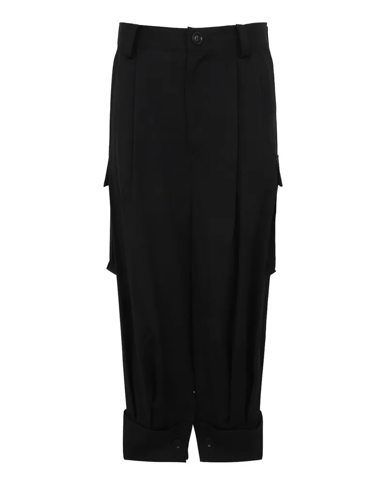 Yohji Yamamoto Casual Hose - Schwarz Schwarz