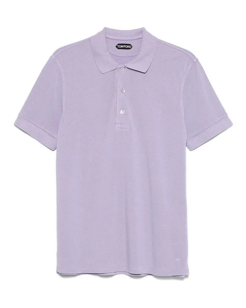 Tom Ford Poloshirt - Hell-Lila Metallic