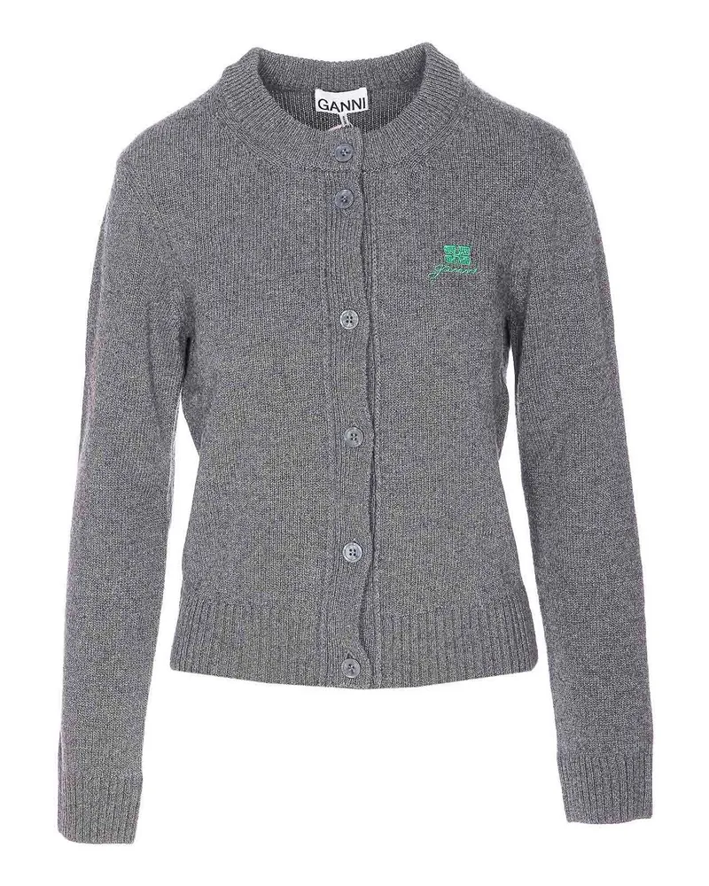 Ganni Cardigan - Grau Grau
