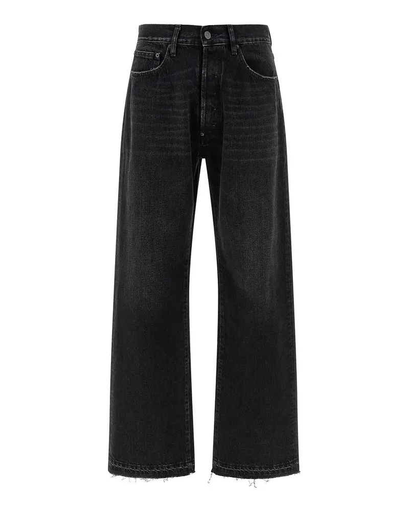 Maison Margiela Straight Leg Jeans - Schwarz Schwarz