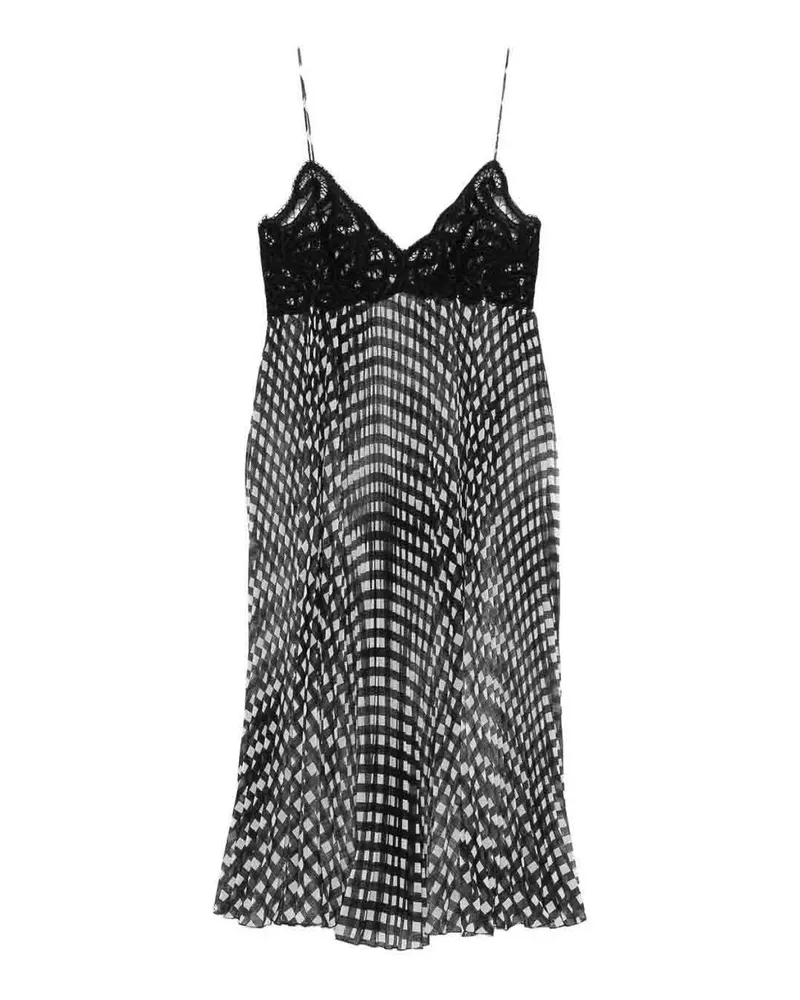 Ermanno Scervino Knielanges Kleid - Schwarz Schwarz