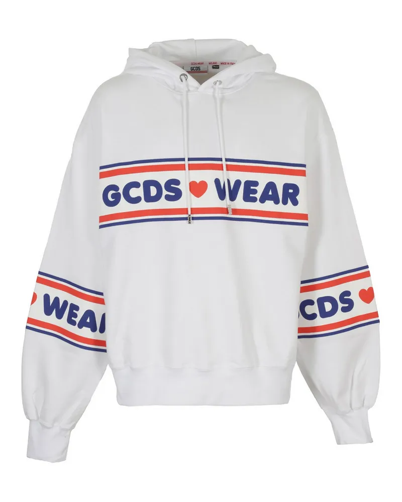 GCDS Sweatshirt - Weiß Weiß