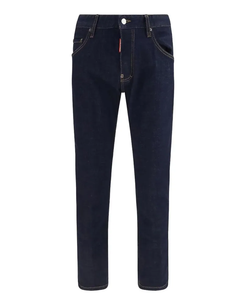 Dsquared2 Straight Leg Jeans - Dunkelblau Dunkelblau