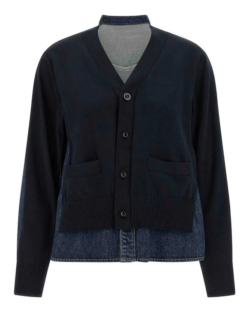 Sacai Cardigan - Blau Blau