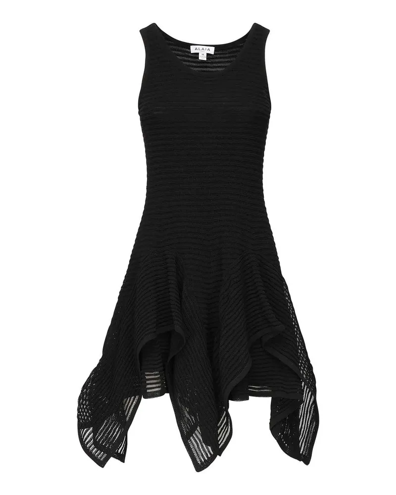 Alaïa Kurzes Kleid - Schwarz Schwarz