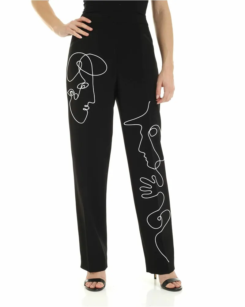 Moschino Casual Hose - Schwarz Schwarz