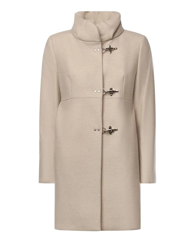 Fay Knielanger Mantel - Weiß Weiß