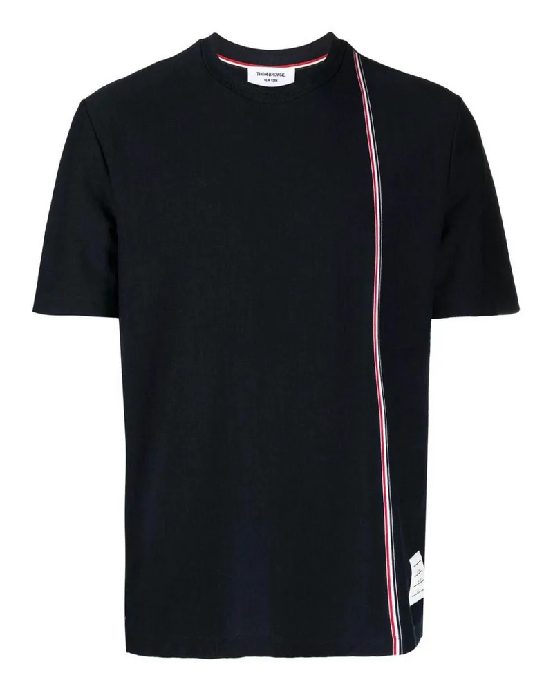 Thom Browne T-Shirt - Dunkelblau Dunkelblau