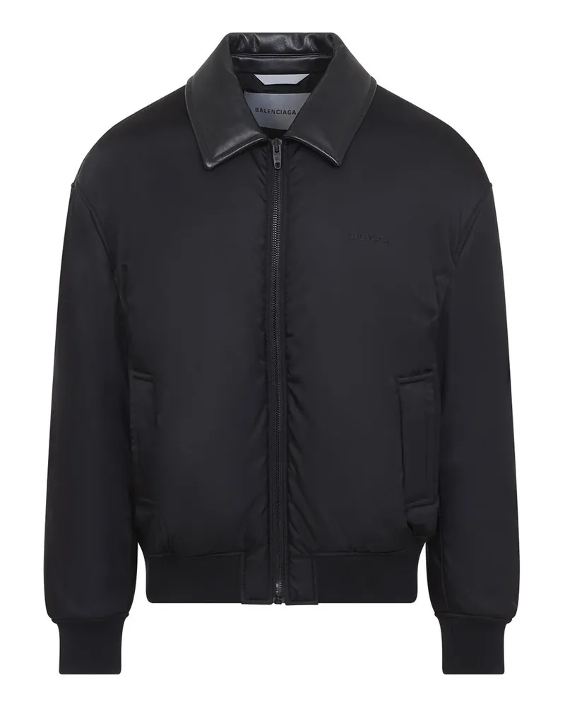 Balenciaga Bomberjacke - Schwarz Schwarz