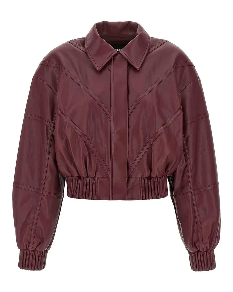 ROTATE Birger Christensen Bomberjacke - Dunkelrot Dunkelrot