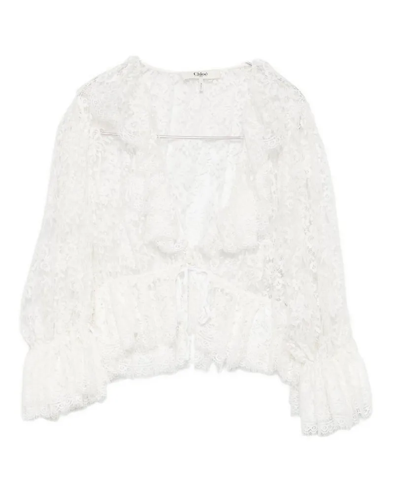 Chloé Top - Weiß Weiß