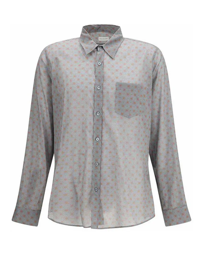 Dries van Noten Hemd - Grau Grau