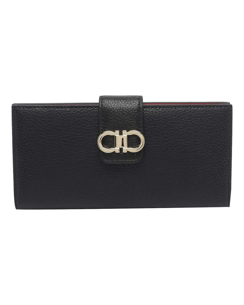 Ferragamo Portemonnaie - Schwarz Schwarz