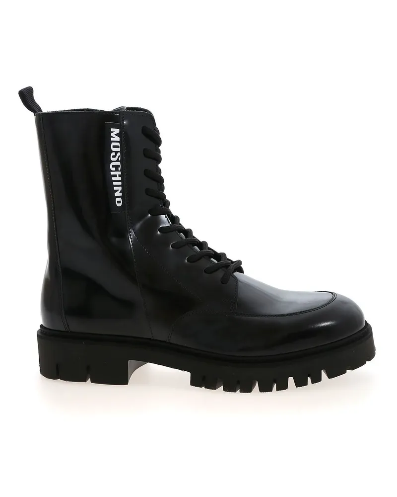 Moschino Stiefeletten - Schwarz Schwarz