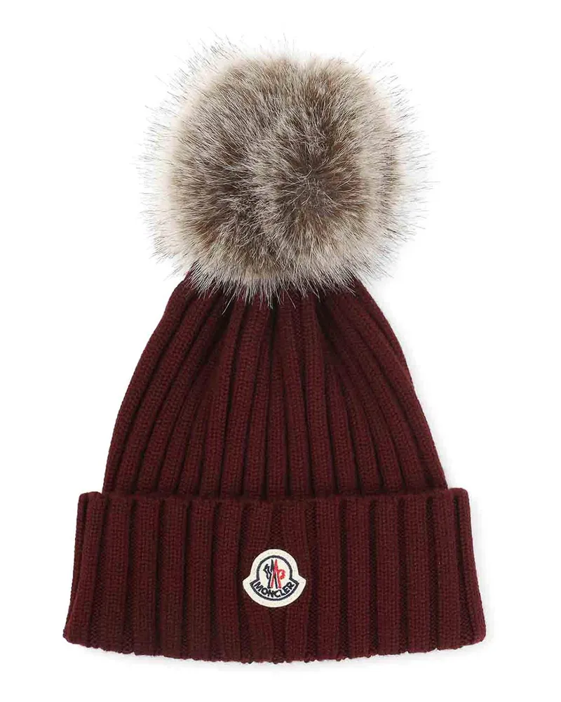 Moncler Hut - Dunkelrot Dunkelrot
