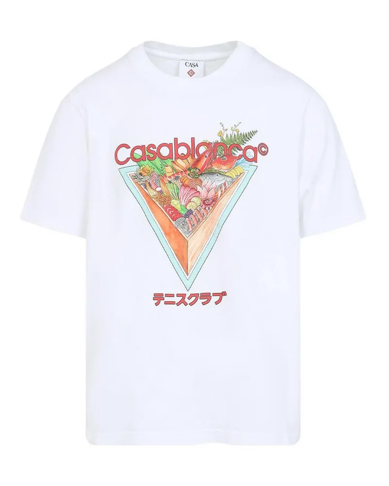 Casablanca Paris T-Shirt - Weiß Weiß