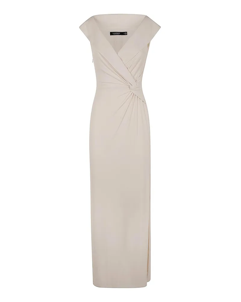 Ralph Lauren Knielanges Kleid - Weiß Weiß