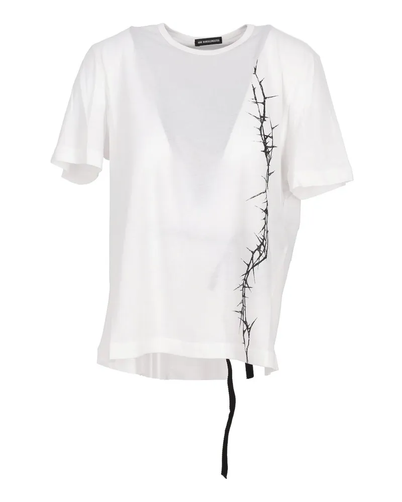 Ann Demeulemeester T-Shirt - Weiß Weiß