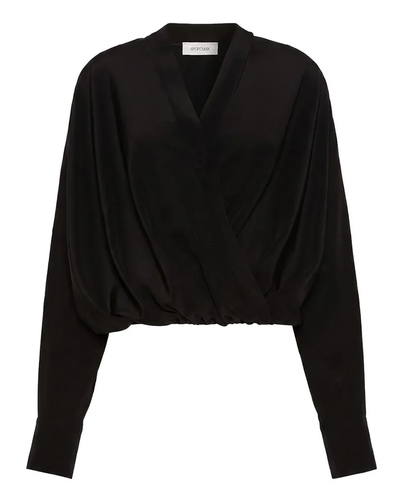 SPORTMAX Hemd - Schwarz Schwarz