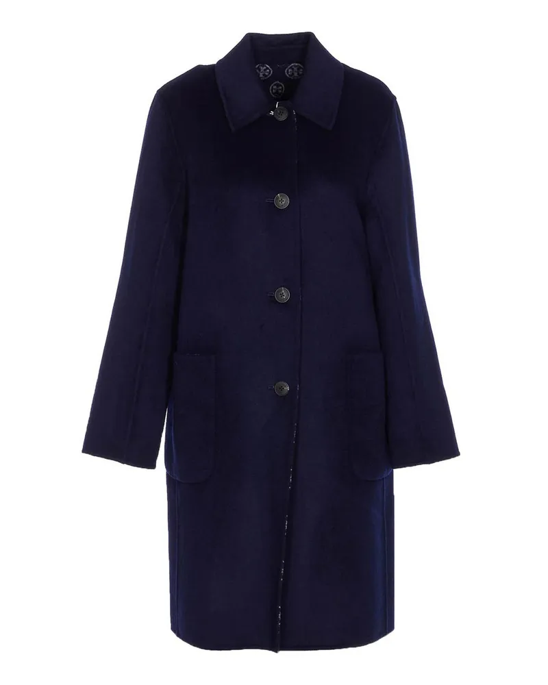 Tory Burch Kurzer Mantel - Blau Blau
