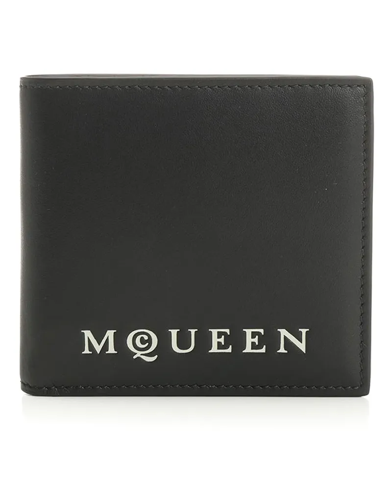Alexander McQueen Portemonnaie - Schwarz Schwarz