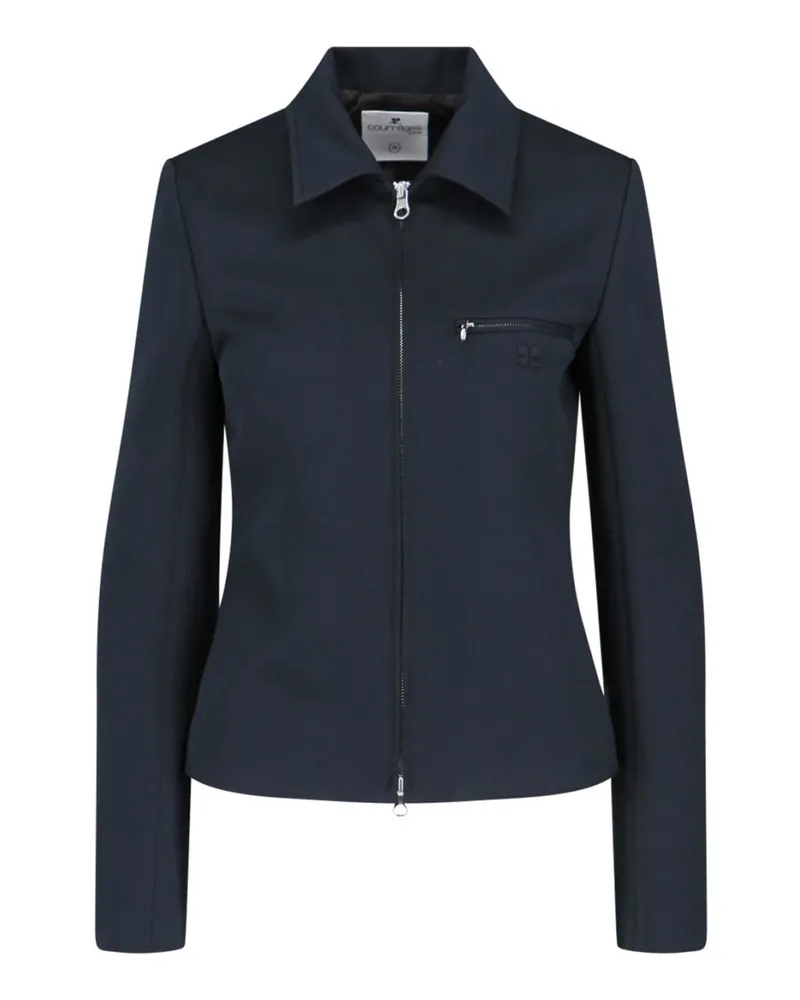 Courrèges Casualjacke - Schwarz Schwarz