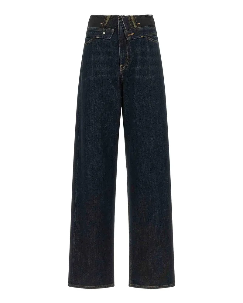 Maison Margiela Straight Leg Jeans - Blau Blau