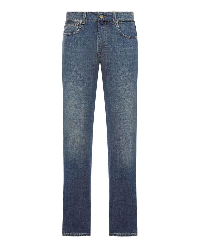 Incotex Straight Leg Jeans - Blau Blau