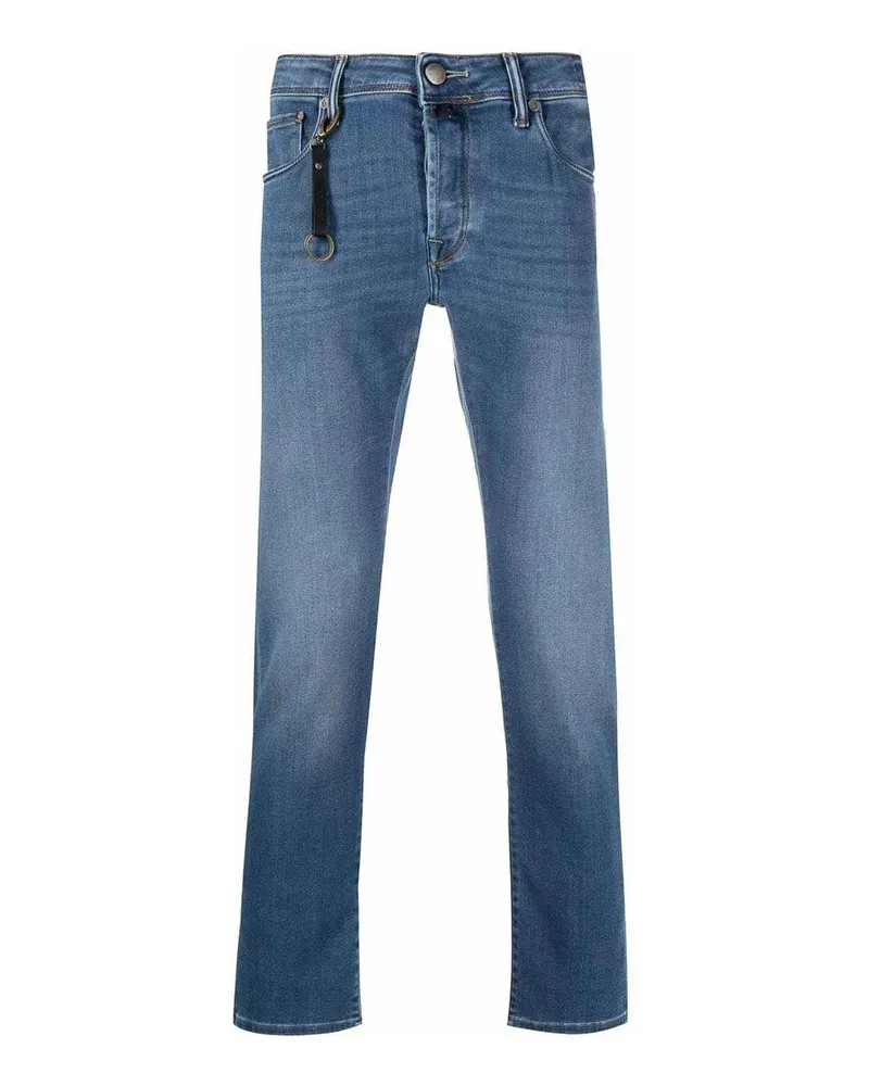 Incotex Bootcut Jeans - Blau Blau