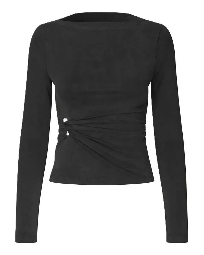 Stine Goya Top - Schwarz Schwarz