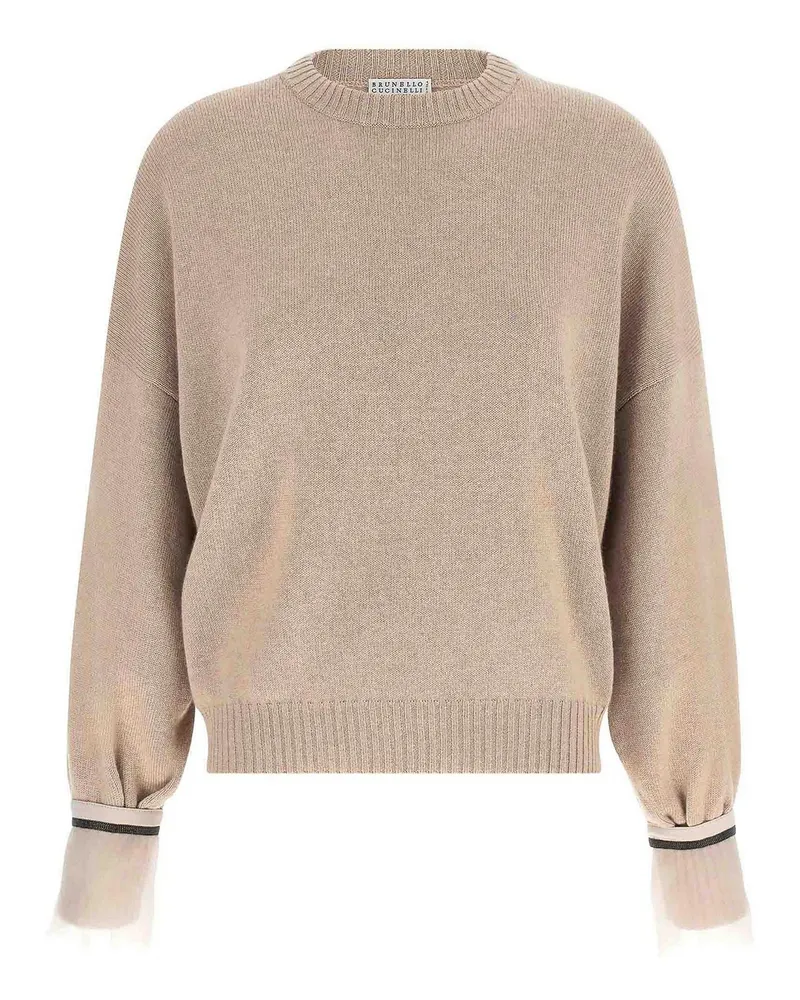 Brunello Cucinelli Rundhalspullover - Beige Beige