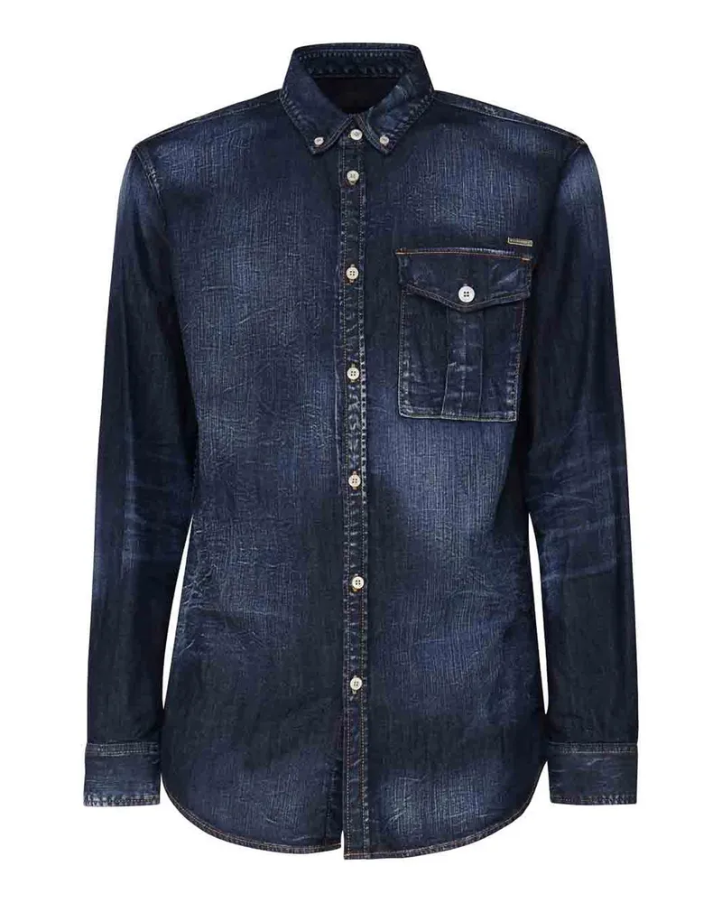Dsquared2 Hemd - Blau Blau