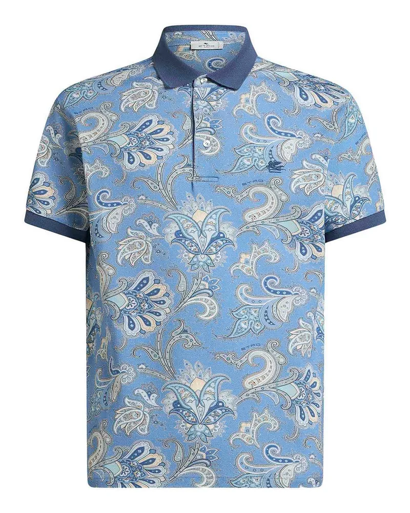 Etro Poloshirt - Blau Blau