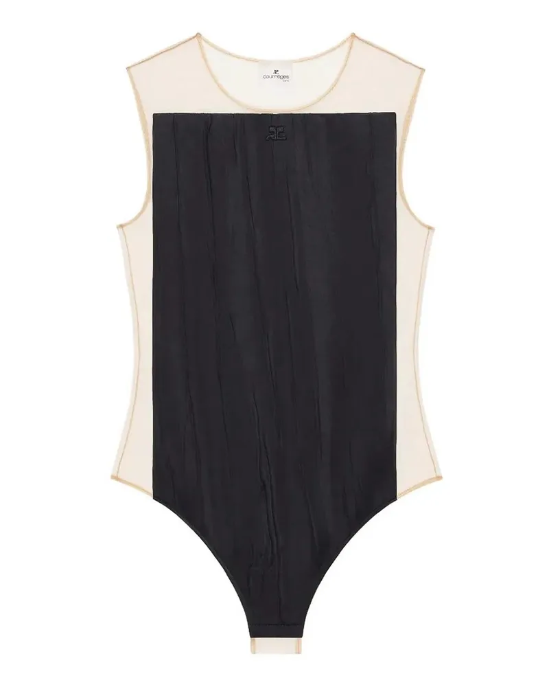 Courrèges Top - Schwarz Schwarz