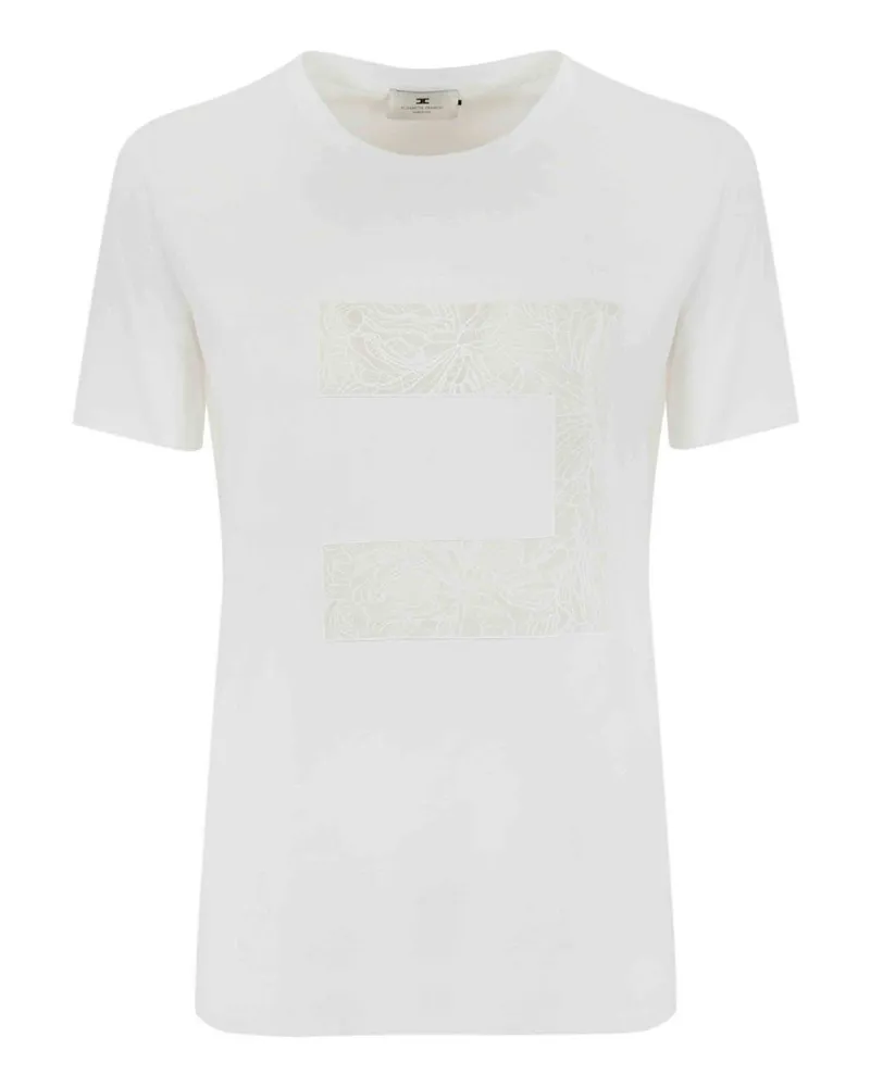 Elisabetta Franchi T-Shirt - Weiß Weiß