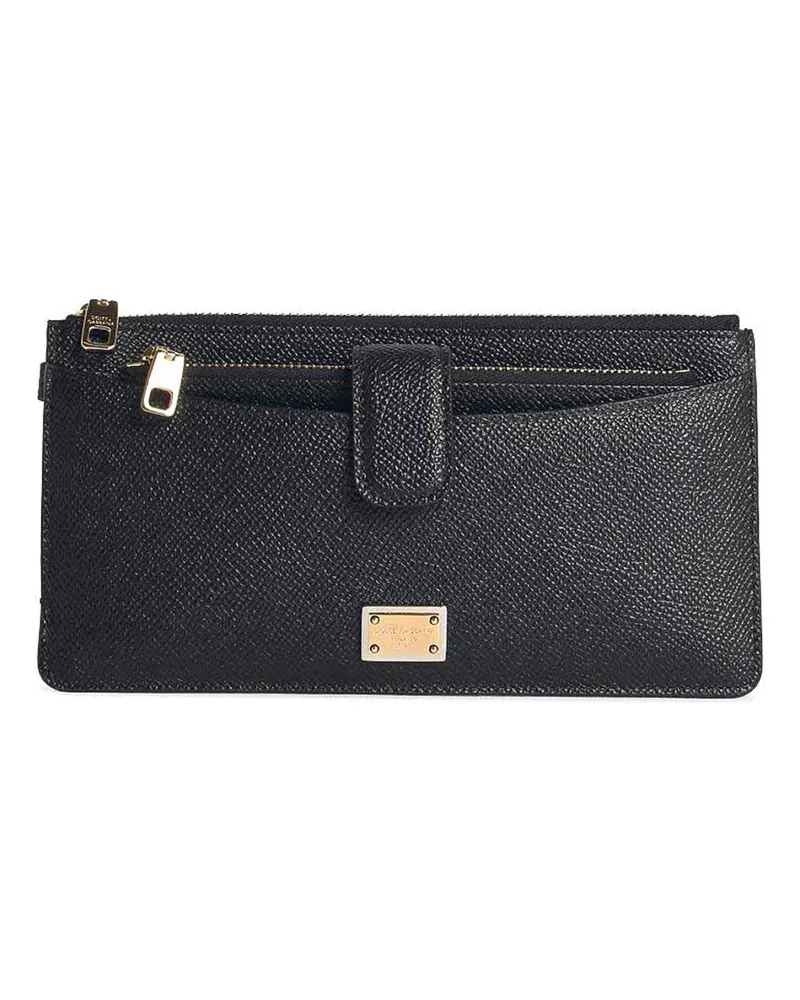 Dolce & Gabbana Ledermantel - Schwarz Schwarz