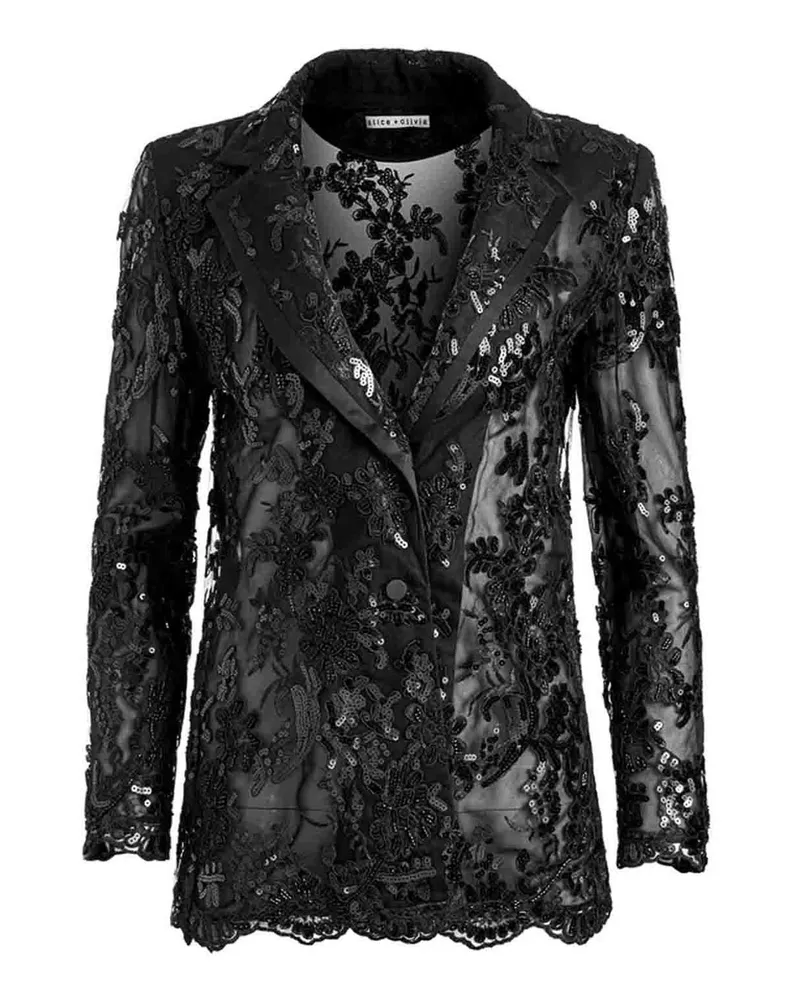 Alice + Olivia Blazer - Schwarz Schwarz