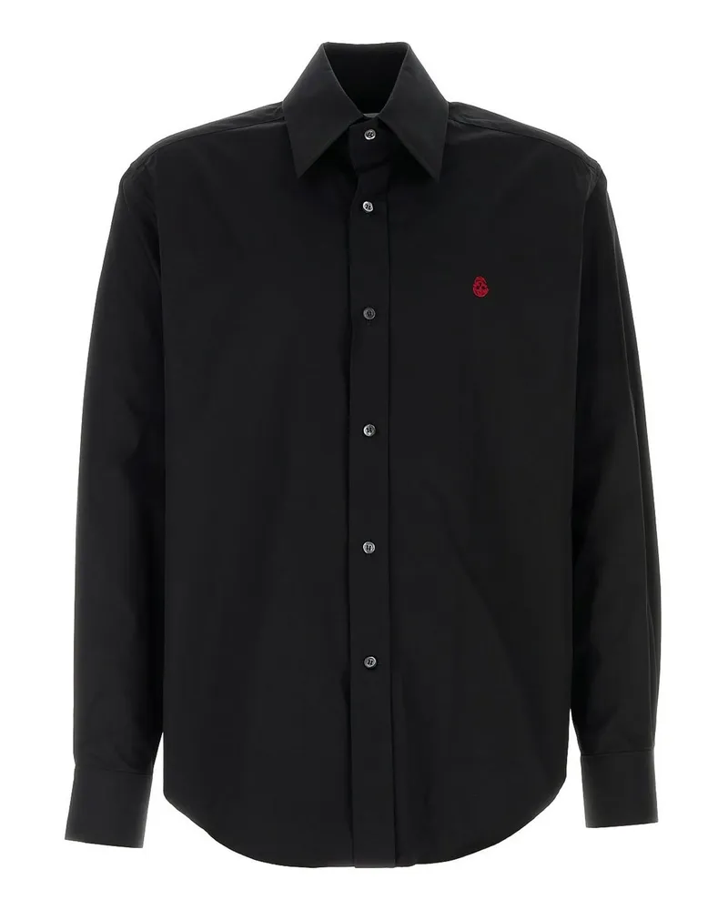 Alexander McQueen Hemd - Schwarz Schwarz